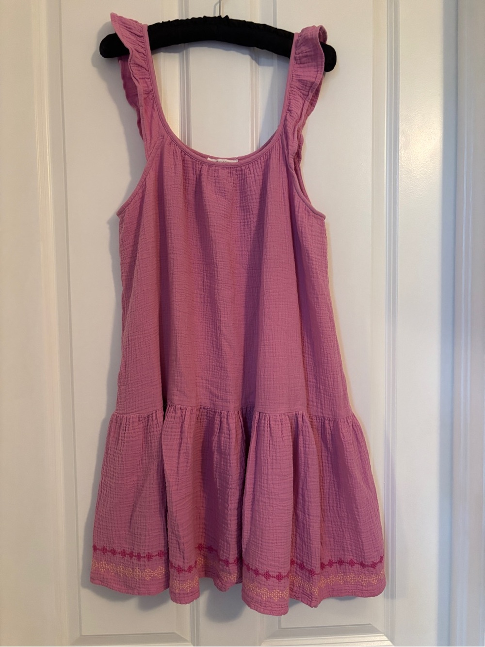 Beach Lunch Lounge - Women’s Lavender-Pink Gauze Sundress/ Swim Coverup. Size XL